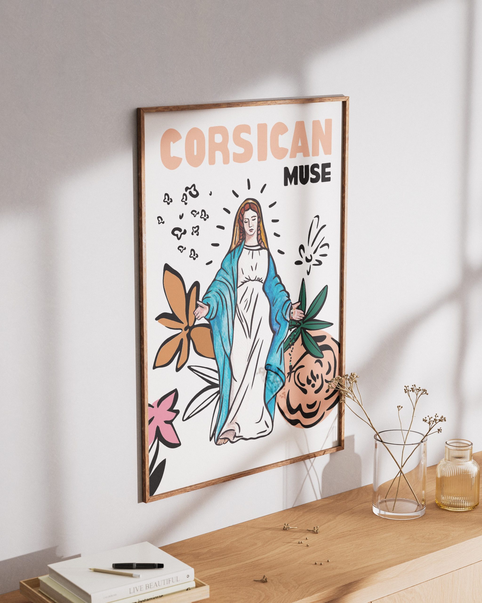 Affiche Corsican Muse 30x40cm