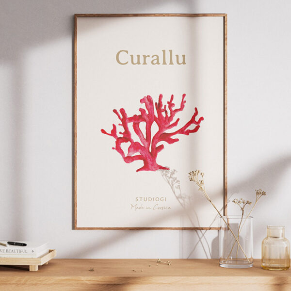 Affiche Corail 50x70cm