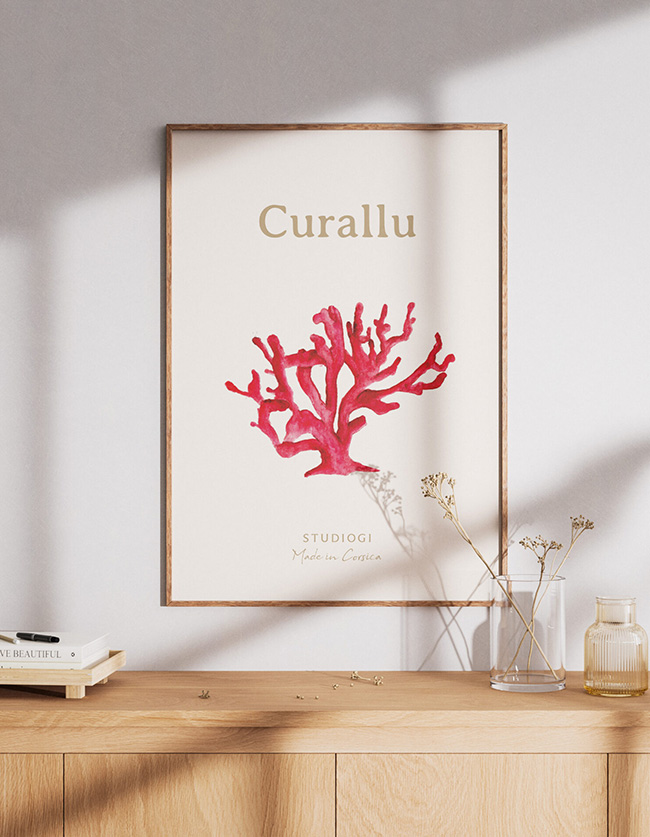 Affiche Corail 50x70cm