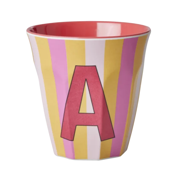 Gobelet Alphabet A Rose