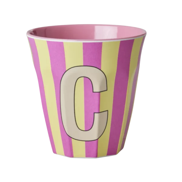Gobelet Alphabet C Rose