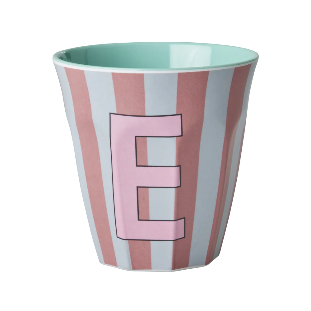 Gobelet Alphabet E rayé