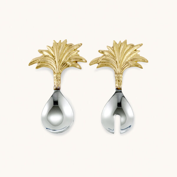 Couverts à salade Palmier