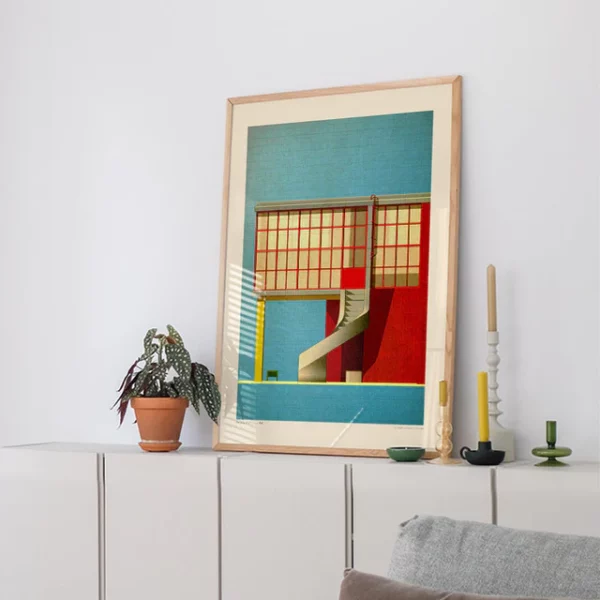 Affiche Maison Juan O'Gorman 1929