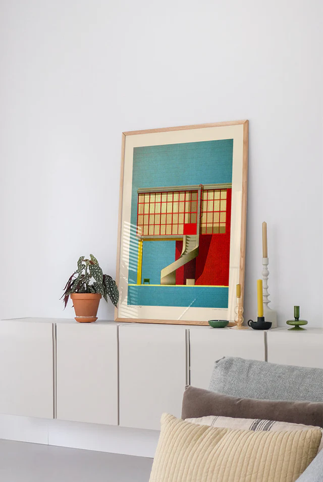 Affiche Maison Juan O'Gorman 1929