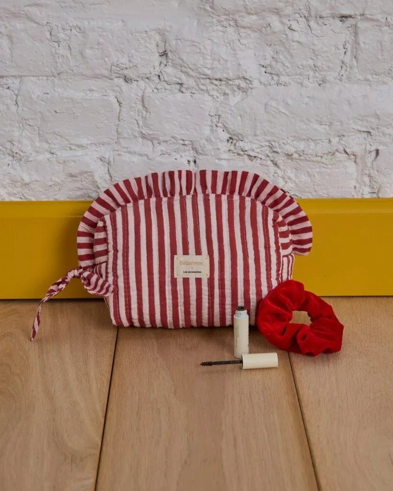 Petite trousse de toilette Gaya rouge