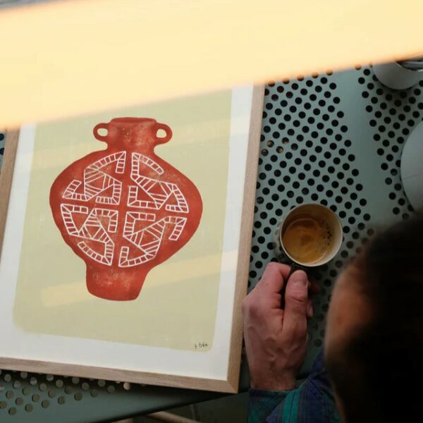 Affiche Vase Terracotta