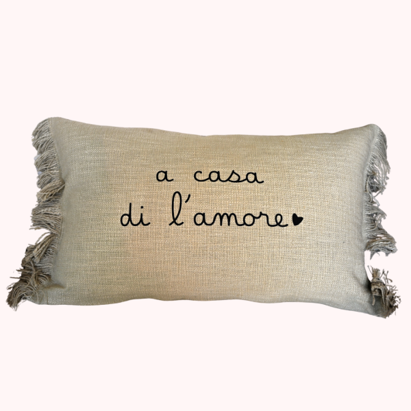 Coussin A Casa di l'Amore - Beige